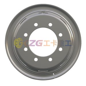 7.50V-20, 8-32-285-221, Tube Steel Wheel with Mitsubishi Standard, Matched Tyre Size Matched Tyre Size 1000-20, Chinese Truck Wheel Factory