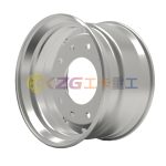 11.75×22.5 Tubeless Steel Wheel Rim fitted 385/65R22.5 tyre for Truck Bus Trailer Factory Direct OEM with Warranty