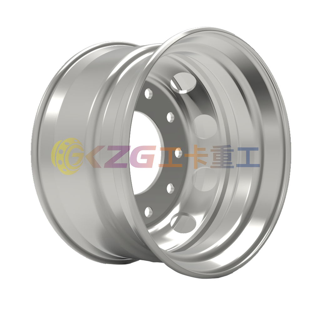 22.5*11.75, 11.75×22.5 10 Holes High Quality Tubeless Truck Bus Steel Wheel And Rim