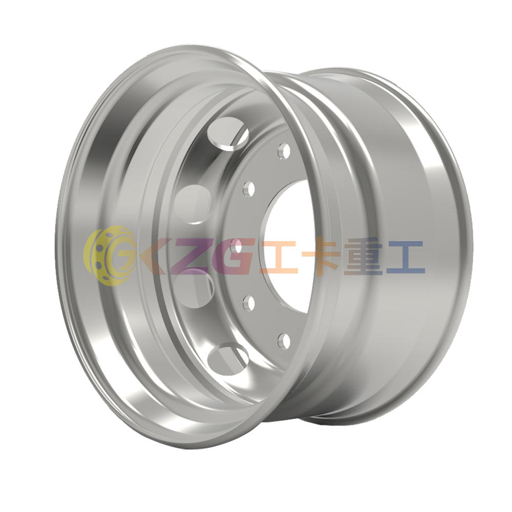 European Type Rim 11.75×22.5 14/16/18mm 10-26 335 281 Tubeless Steel Wheel 22.5×11.75 Fited Tire Size 385/65R22.5