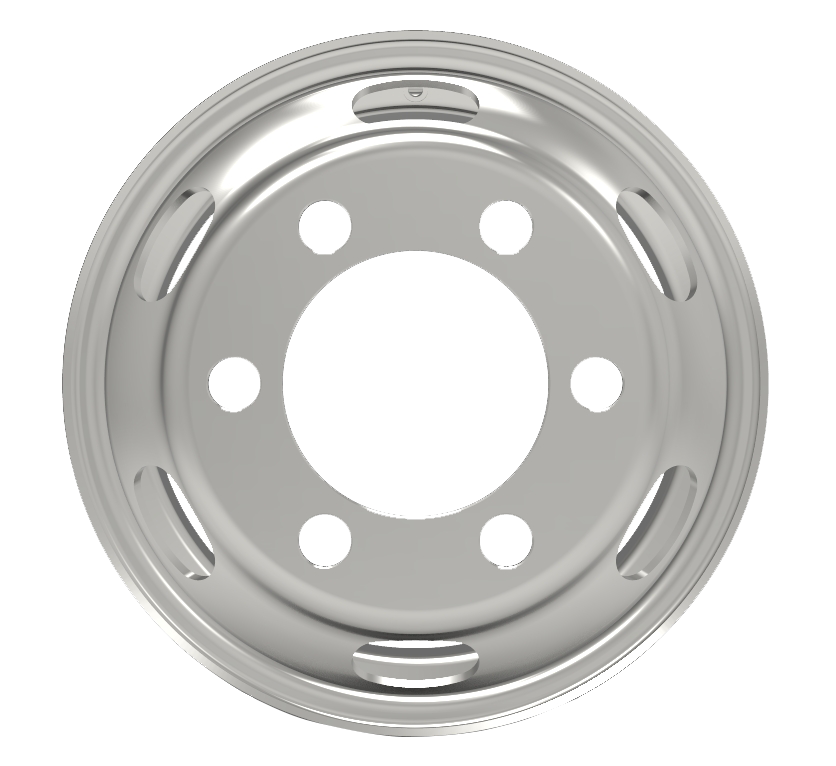 16×6.0 Steel Rim – Tubeless Design for Commercial Vehicles