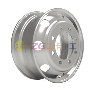 European Type Rim 8.25×22.5 Tubeless Steel Wheel 22.5×8.25 Matched Tire Size 295/80R22.5 11R22.5 for European Trailer Truck Bus