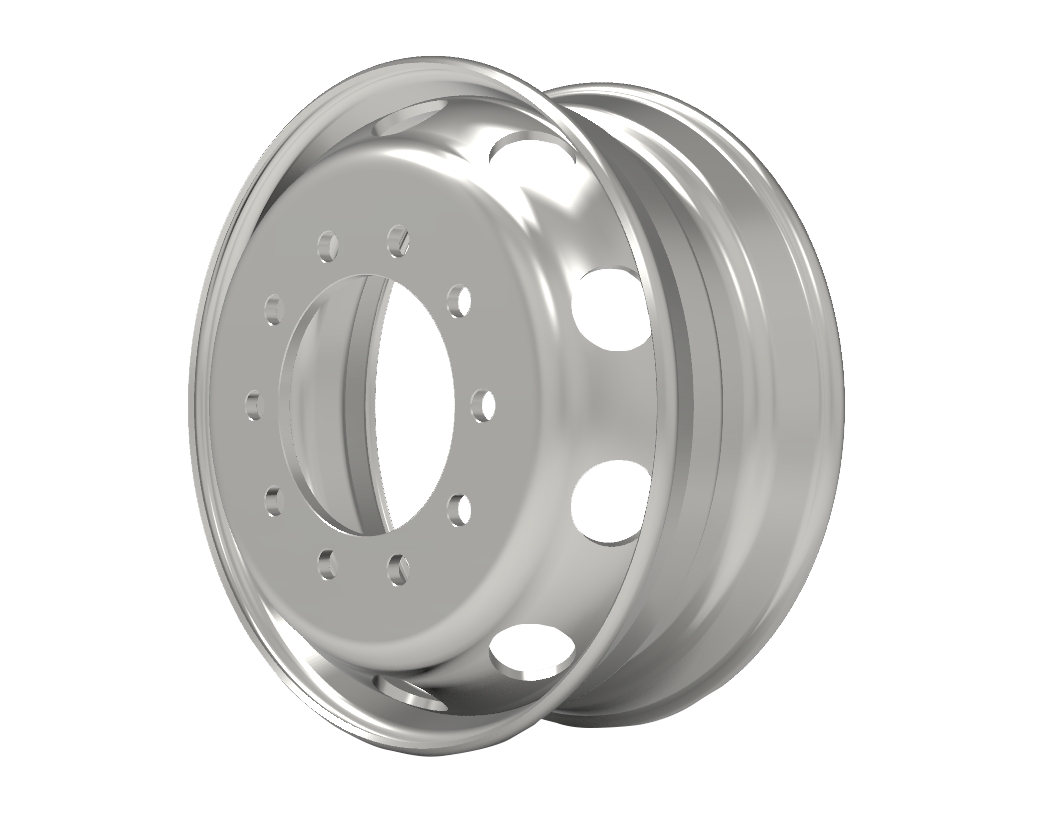 22.5×7.5 Steel Wheel | Heavy Duty Dual Rear Truck Rim