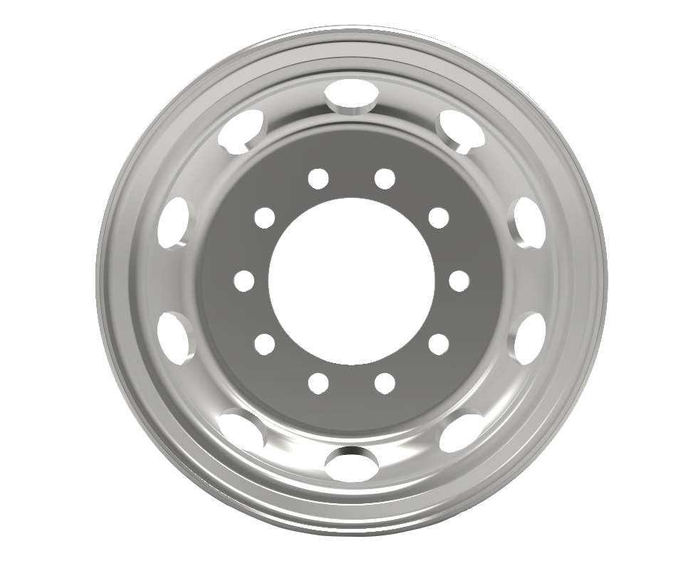 22.5×7.5 Steel Wheel | Heavy Duty Dual Rear Truck Rim