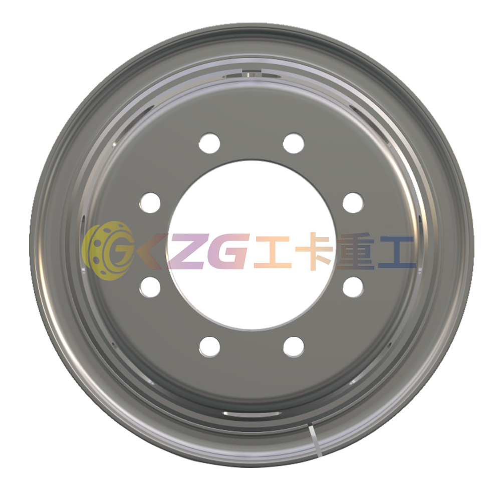 7.5-20,Tube Steel Wheel, Matched Tyre Size Matched Tyre Size 1000-20, Chinese Truck Wheel Factory