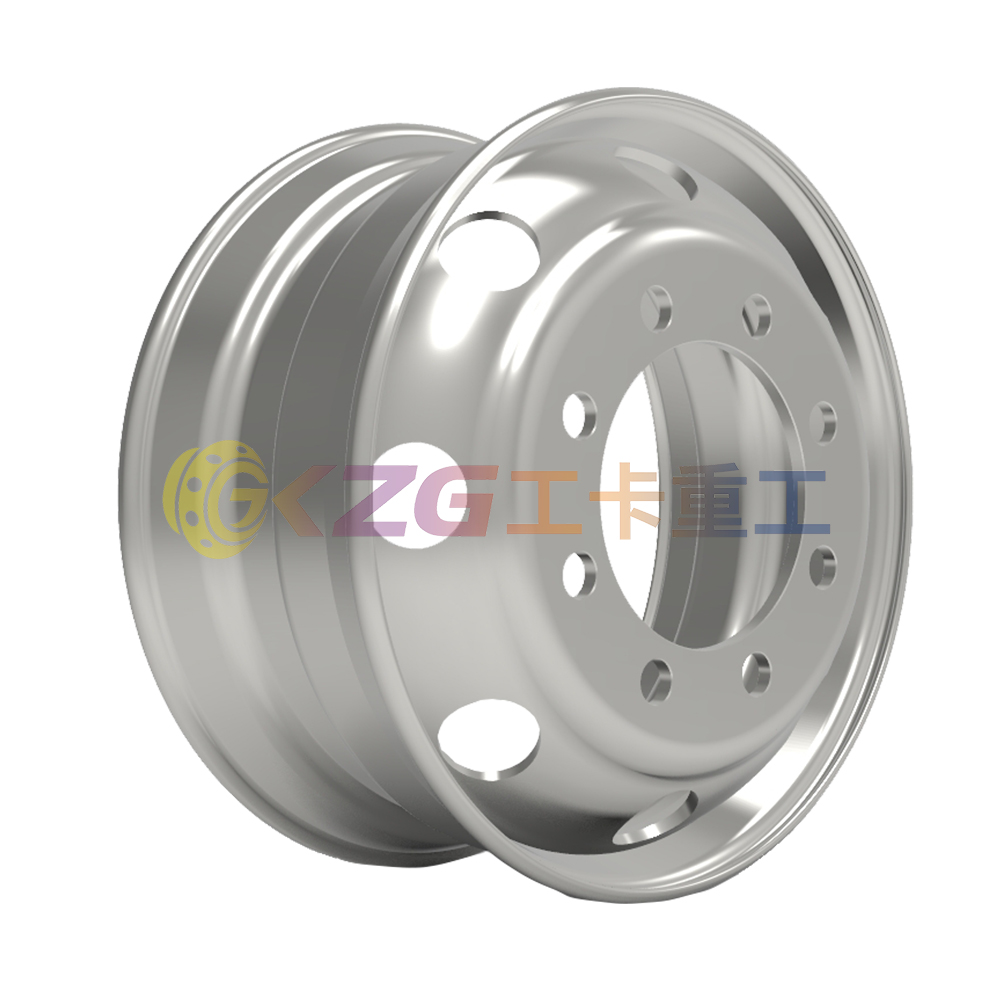 22.5 Inch Tubeless Steel Wheel 9.00×22.5 8 Bolt Holes for 12R22.5 And 315/80R22.5 Tire of Japanese Truck Trailer And Bus