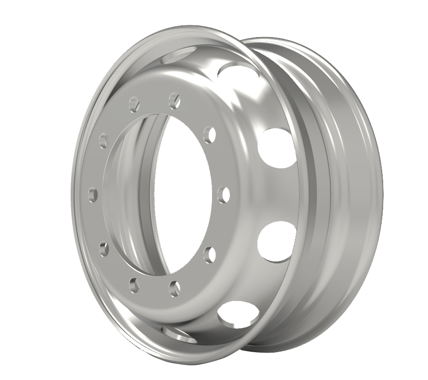 Universal 22.5×6.75 Rear Wheel for Mercedes-Benz and MAN