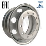 22.5×9.00 Steel Wheel Rim for Truck Trailer Bus Tubeless Type American European Japanese Standard Certified