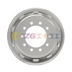 22.5*7.5, Tubeless Steel Wheel, Matched Tyre Size 10R22.5, 245/75R22.5, 275/80R22.5, 275/70R22.5