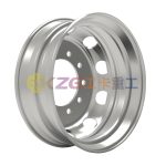 22.5*7.5, Tubeless Steel Wheel, Matched Tyre Size 10R22.5, 245/75R22.5, 275/80R22.5, 275/70R22.5