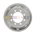 22.5*8.25, Tubeless Steel Wheel, Matched Tyre Size 11R22.5, 295/75R22.5