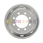 22.5×8.25, Tubeless Steel Wheel, Matched Tyre Size 11R22.5, 295/75R22.5