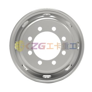 22.5×8.25, Tubeless Steel Wheel, Matched Tyre Size 11R22.5, 295/75R22.5