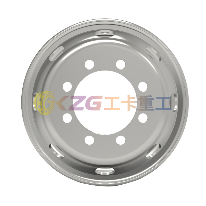 22.5×8.25, Tubeless Steel Wheel, Matched Tyre Size 11R22.5, 295/75R22.5