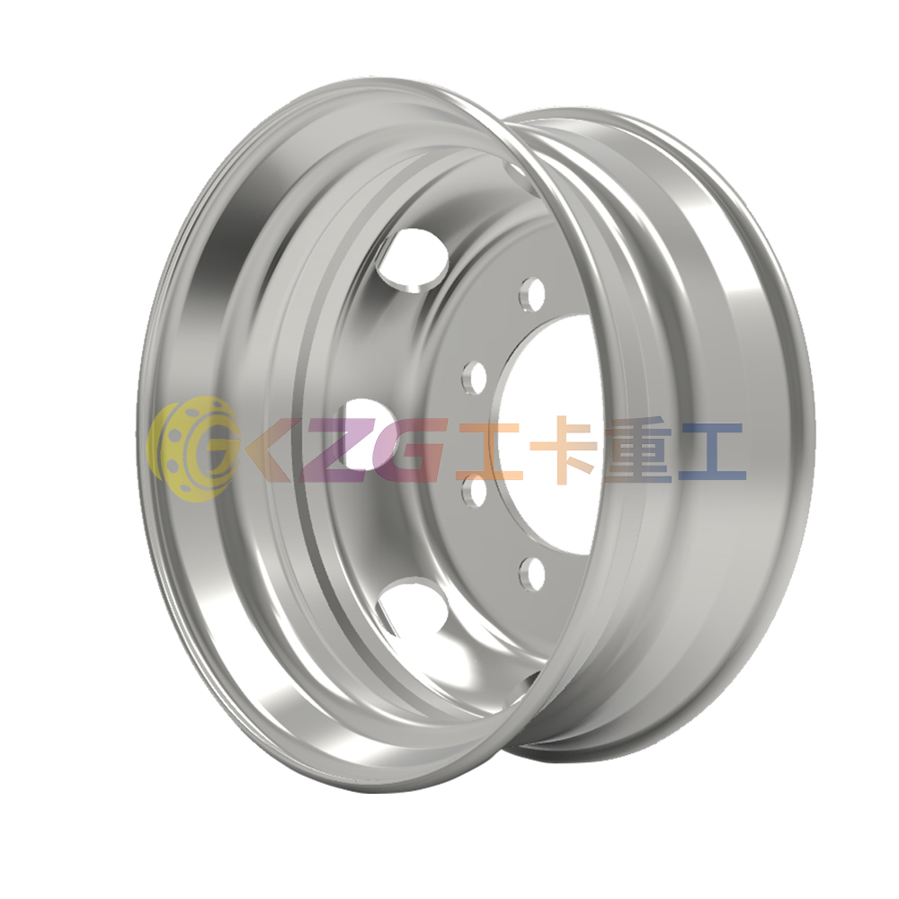22.5×8.25, Tubeless Steel Wheel, Matched Tyre Size 11R22.5, 295/75R22.5