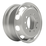 Universal 19.5×7.5 Steel Rim – Custom PCD Available