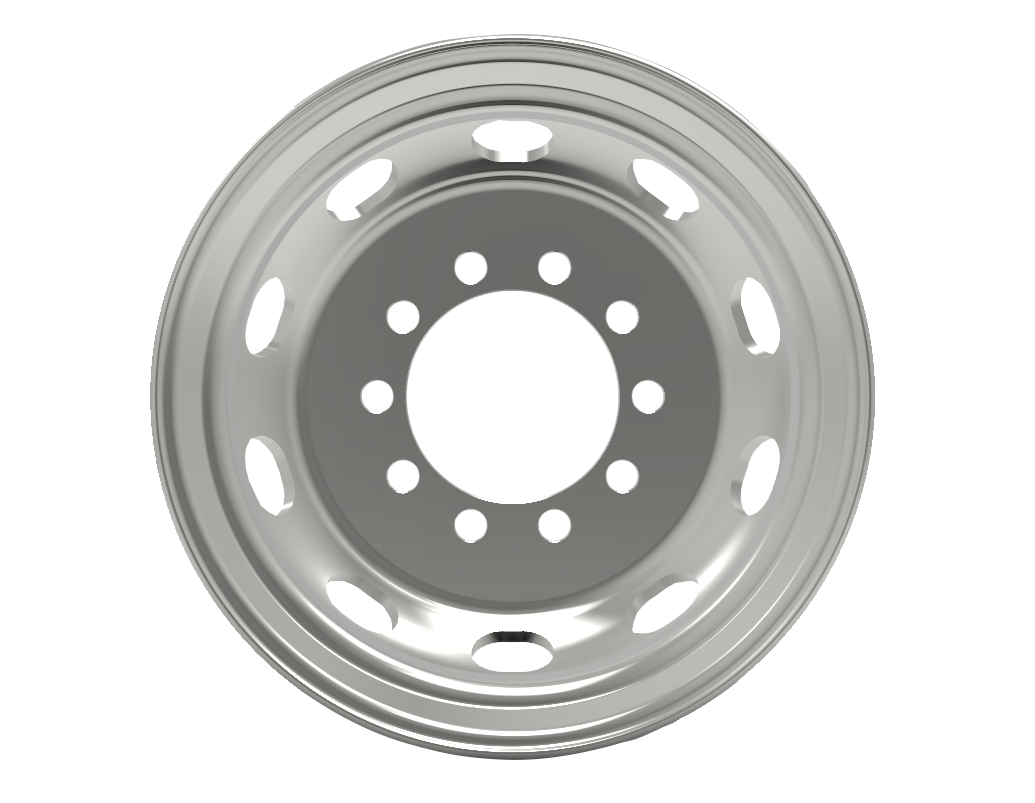 Universal 19.5×7.5 Steel Rim – Custom PCD Available