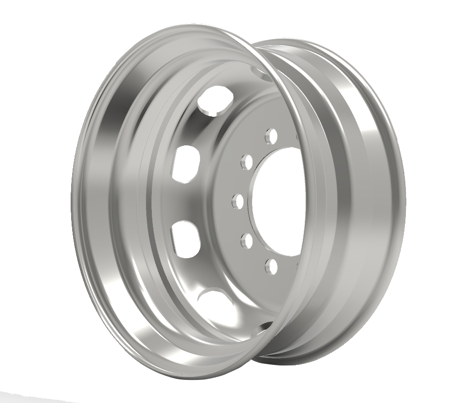 19.5×6.75 Steel Rim – Tubeless Commercial Vehicle Wheel