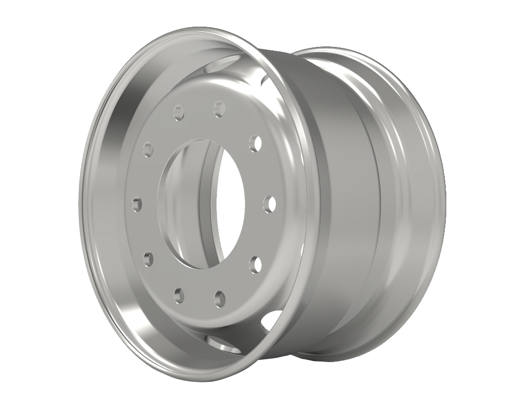 22.5×11.75 Aluminum Truck Wheel – Lightweight & Durable, 16mm Thickness, Anti-Sway Design for Long-Haul Trucking in Europe & USA