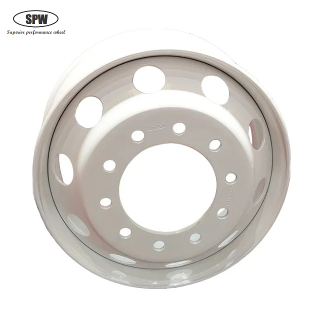 24.5×11.75 Tubeless Steel Wheel Rim Size 24.5×11.75 for Matching Tire Size 335/55D625(14-24.5) for Mobile Lifter with 1pcs