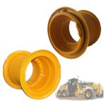 25-17.00/2.0 Tubeless Steel Wheel Rim Size 25-17.00/2.0 for Matching Tire Size 20.5-25 for Crane with 5pcs