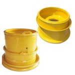25-17.00/2.0 Tube Steel Wheel Rim Size 25-17.00/2.0 for Matching Tire Size 20.5-25 for Road Roller Wheel with 3pcs