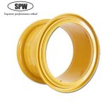 25-17.00/2.0 Tube Steel Wheel Rim Size 25-17.00/2.0 for Matching Tire Size 20.5-25 for Road Roller Wheel with 3pcs