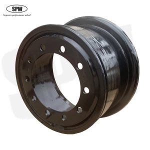 20-10.0/1.7 Tube Steel Wheel Rim Size 20-10.0/1.7 for Matching Tire Size 14.00-20 for Road Roller Wheel with 3pcs