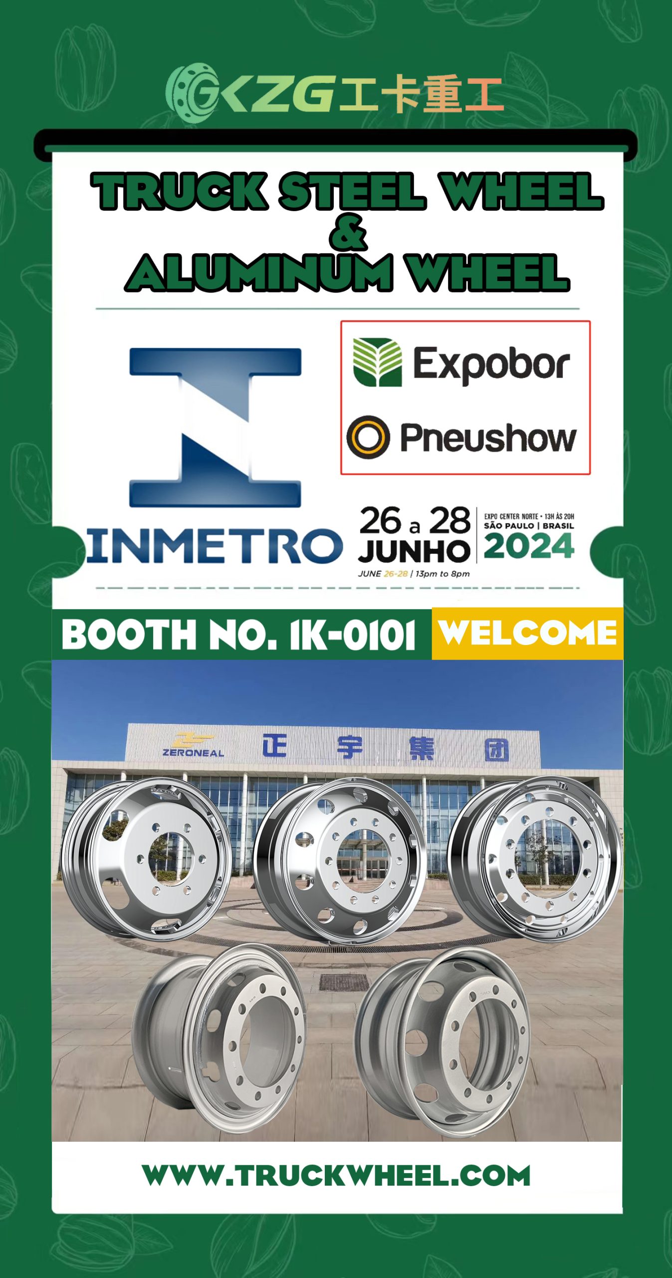 We are waiting for you at 1k-0101 of 2024 Brazil Sao Paulo Tire Exhibition