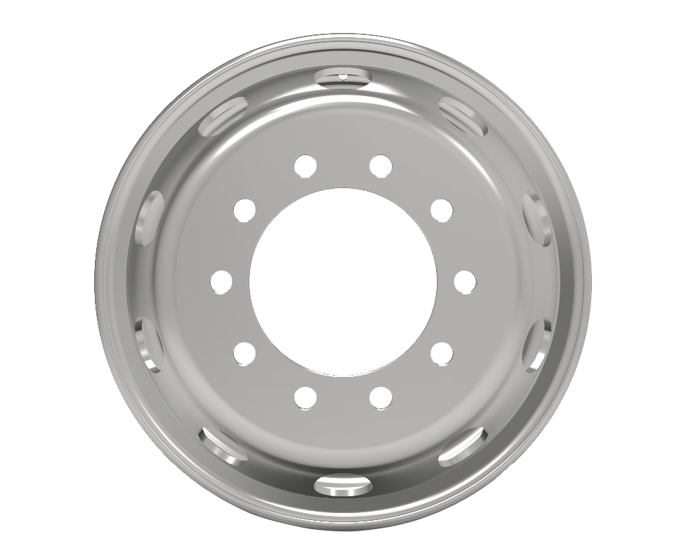 DOT ECE Certified 24.5×8.25 Steel Rim – Suitable for European Heavy Duty Trucks