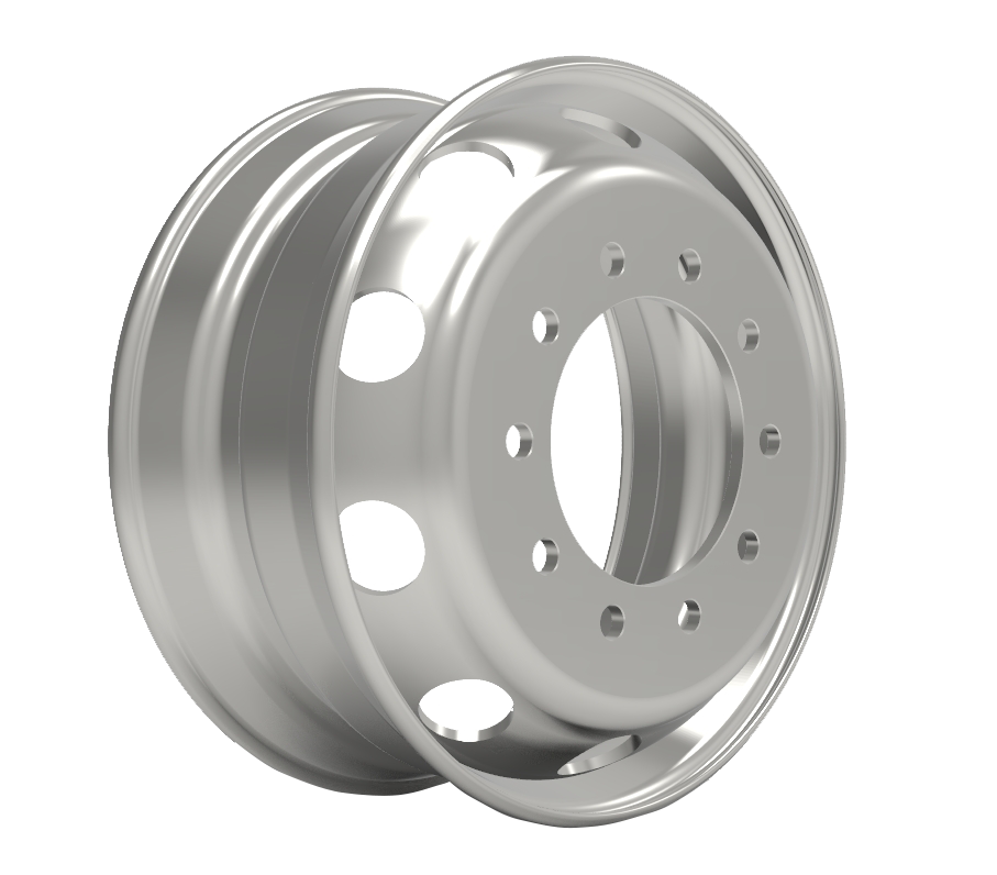 DOT Approved 24.5×8.25 Steel Wheel – Safe for 32T Freight Vehicles