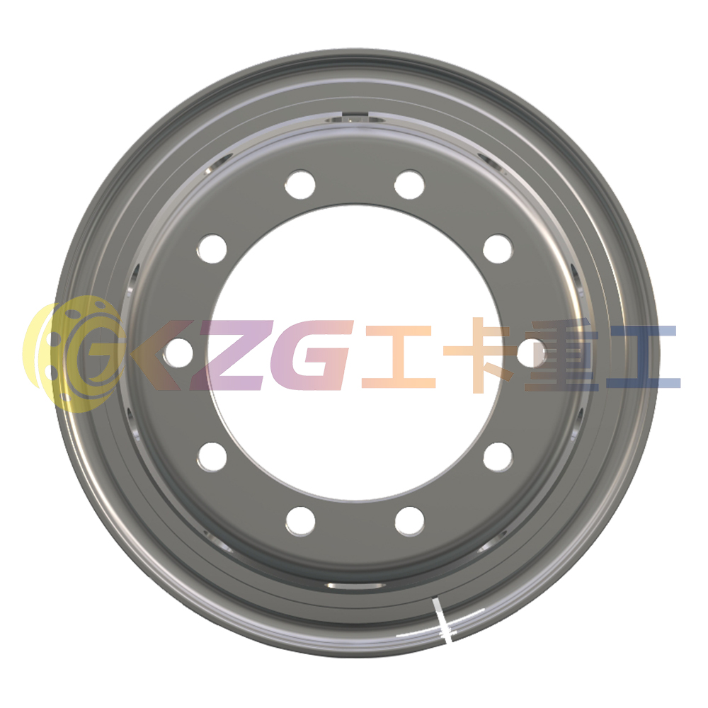 8.5-20 Tube Steel Wheel Rim Size 8.5-20 for Matching Tire Size 11.00-20 for Excavator Wheel with 2pcs