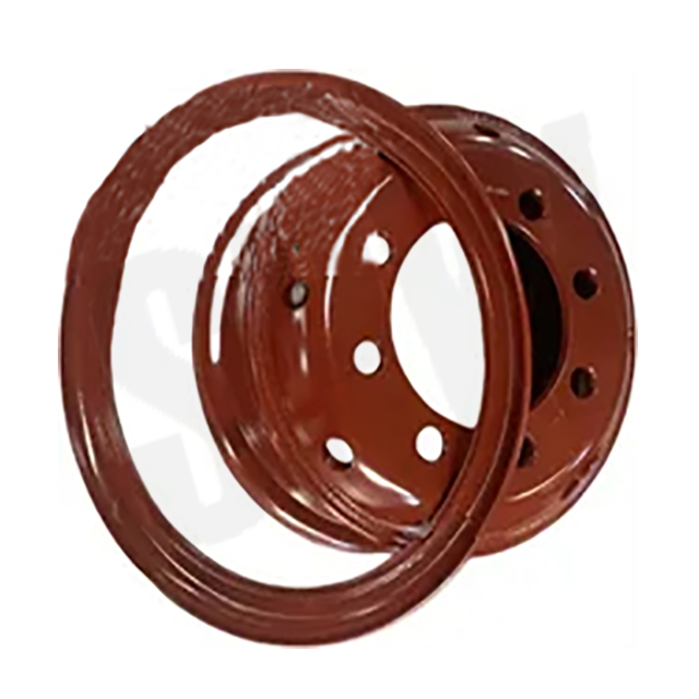 8.0TG-20 Tube Steel Wheel Rim Size 8.0TG-20 for Matching Tire Size 11.0-20 for Excavator Wheel with 2pcs