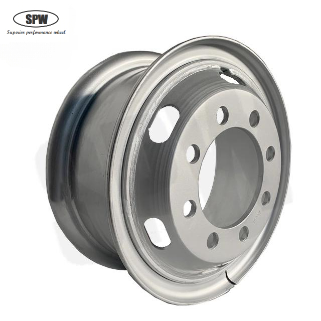 7.50V-20 Tube Steel Wheel Rim Size 7.50V-20 for Matching Tire Size 10.00-20 for Excavator Wheel with 2pcs