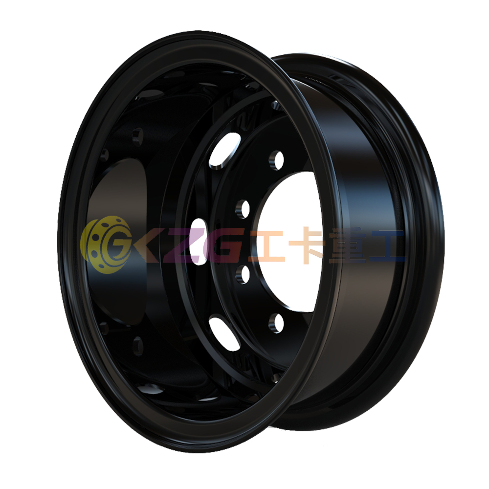7.0-20 Tube Steel Wheel Rim Size 7.0-20 for Matching Tire Size 9.00-20 for Excavator Wheel with 2pcs