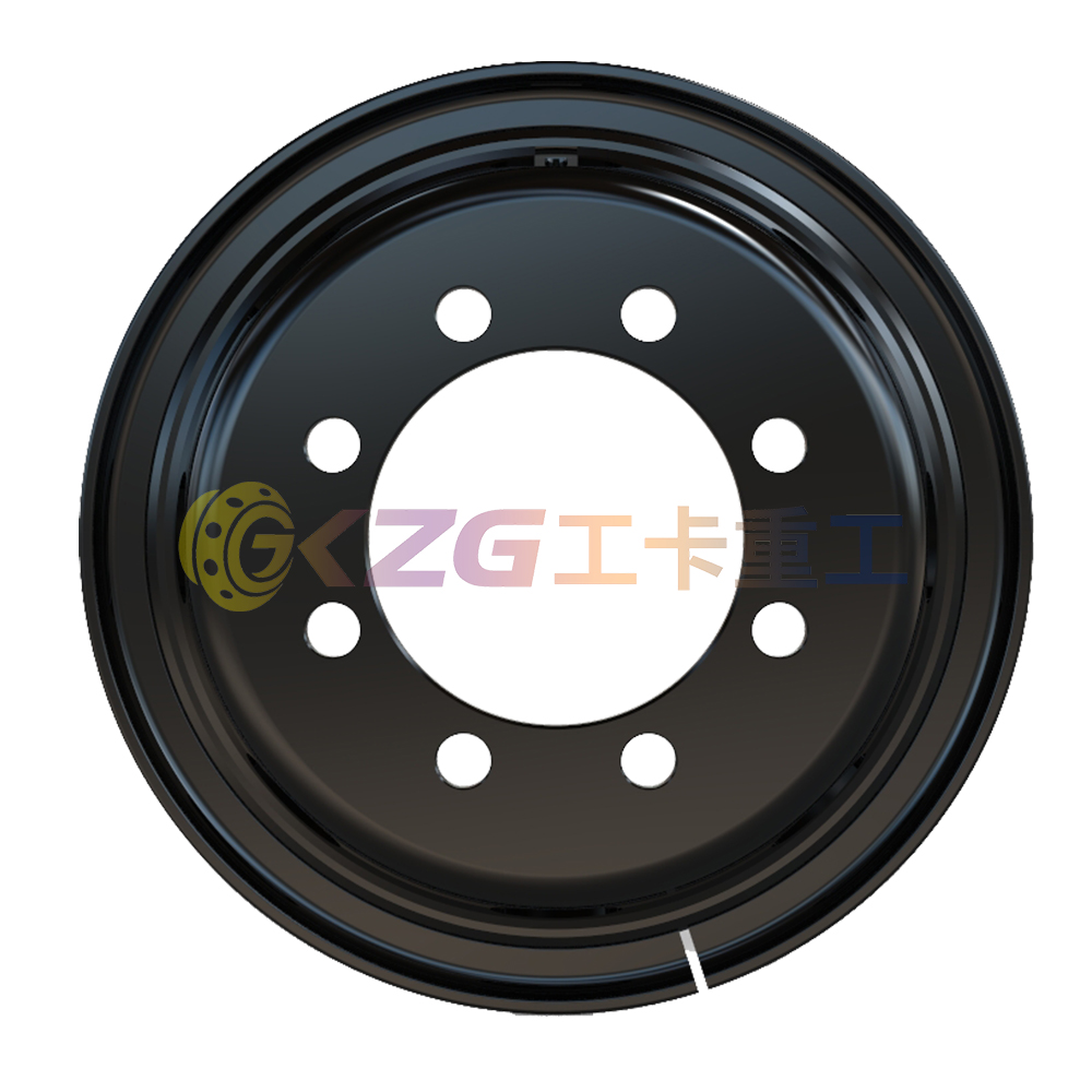 7.0-20 Tube Steel Wheel Rim Size 7.0-20 for Matching Tire Size 9.00-20 for Excavator Wheel with 2pcs