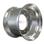 22.5×14 Double Polished Aluminum Wheels with Rim Size 22.5×14 for Tires 455/55R22.5