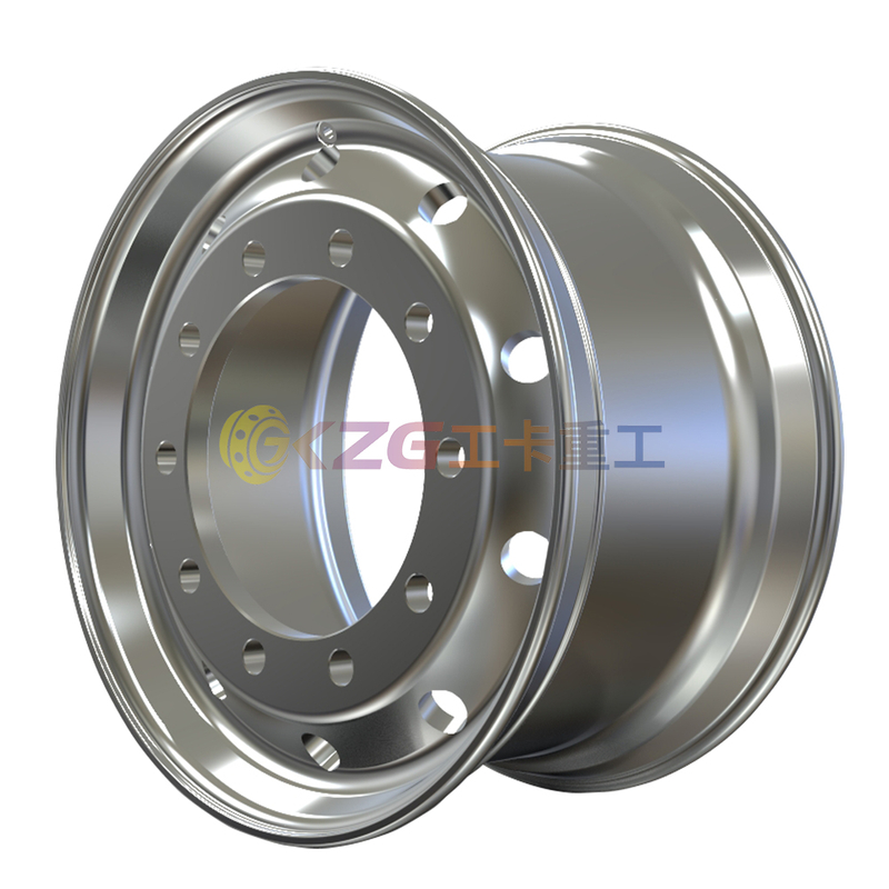 22.5×11.75 Mirror Polished Aluminum Wheels with Rim Size 22.5×11.75 for Tires 15R22.5 385/68R22.5
