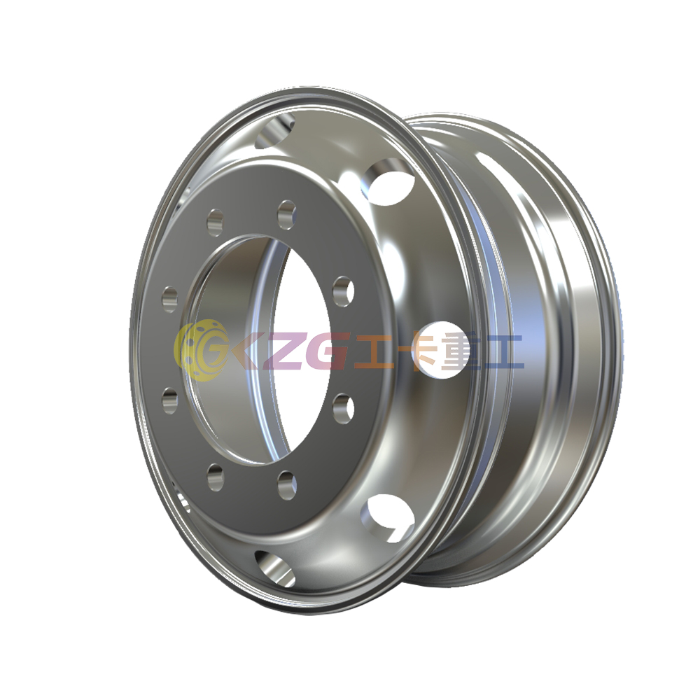 6.75×19.5 Forged Aluminum Wheels with Rim Size 6.75×19.5 for Tires 9R19.5 225/70R19.5