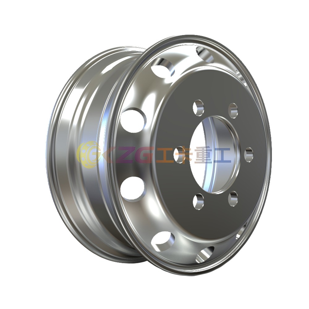 6.75×19.5 Forged Aluminum Wheels with Rim Size 6.75×19.5 for Tires 9R19.5 225/70R19.5