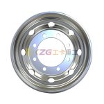 6.75×19.5 Forged Aluminum Wheels with Rim Size 6.75×19.5 for Tires 9R19.5 225/70R19.5