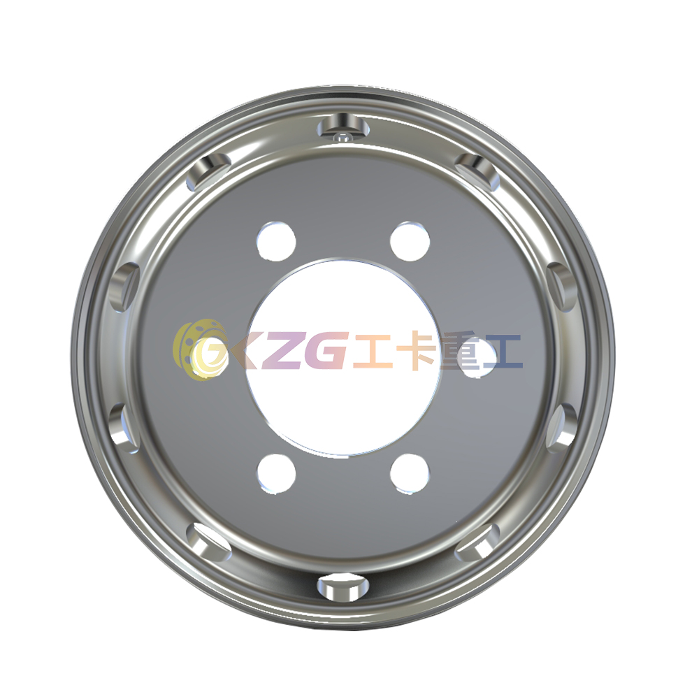 6.75×17.5 Forged Aluminum Wheels with Rim Size 6.75×17.5 for Tires 9R17.5 235/75R17.5