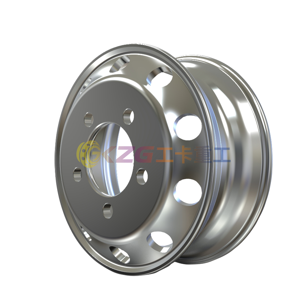 6.00×17.5 Forged Aluminum Wheels with Rim Size 6.00×17.5 for Tires 8R17.5 205/75R17.5 215/75R17.5