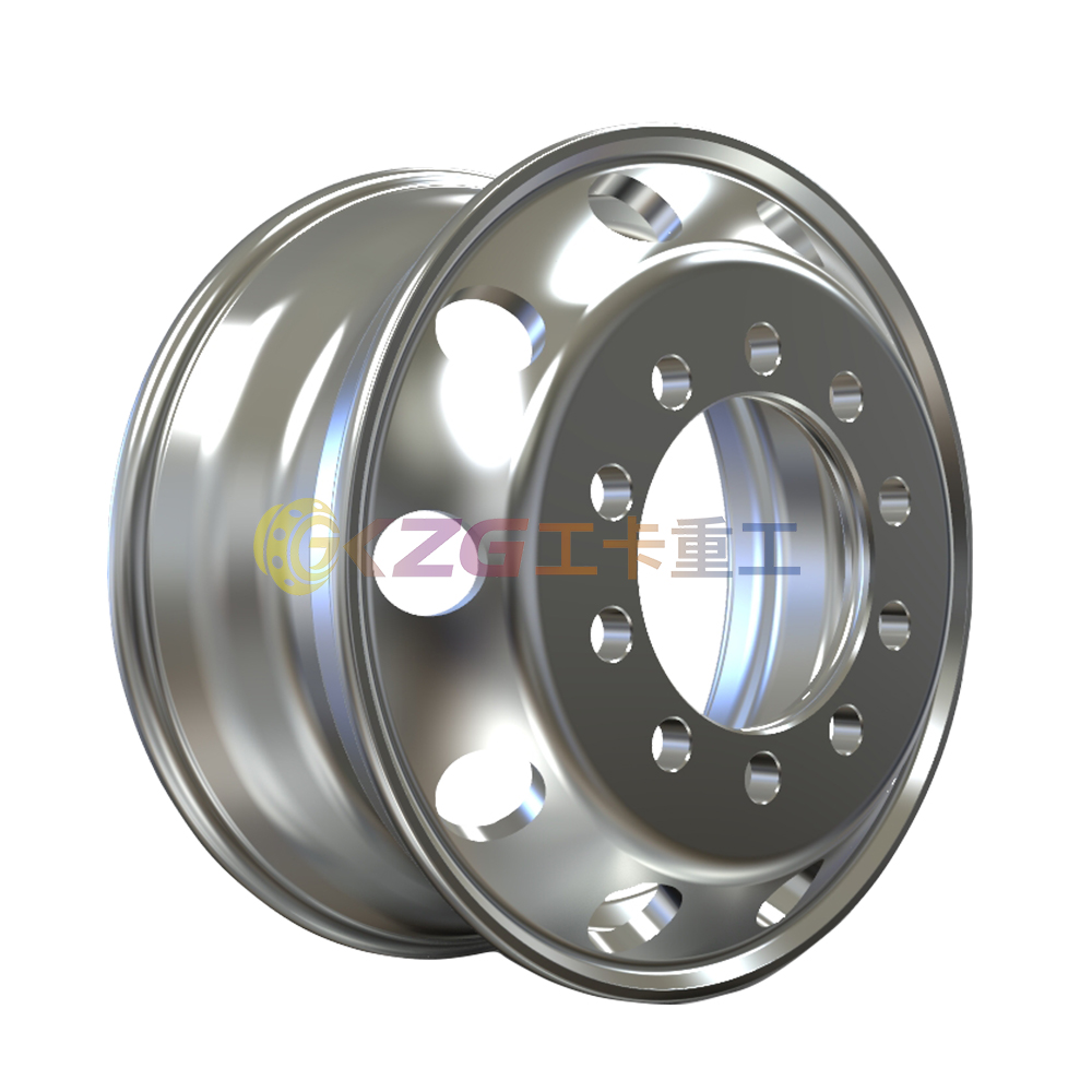 6.00×17.5 Forged Aluminum Wheels with Rim Size 6.00×17.5 for Tires 8R17.5 205/75R17.5 215/75R17.5
