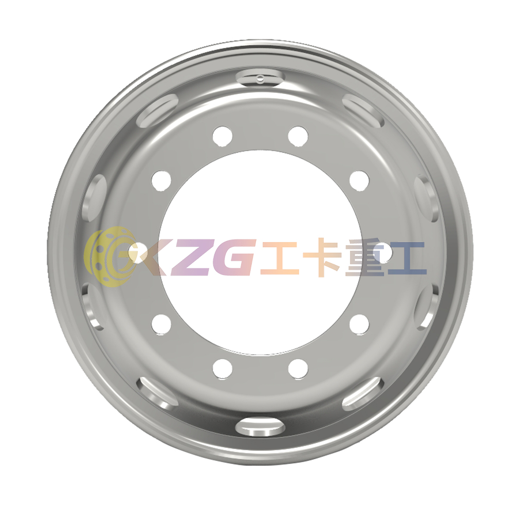 22.5×9.75 Truck Tubeless Steel Wheels 22.5×9.75 for Tires 13R22.5