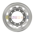 22.5×9.75 Truck Tubeless Steel Wheels 22.5×9.75 for Tires 13R22.5