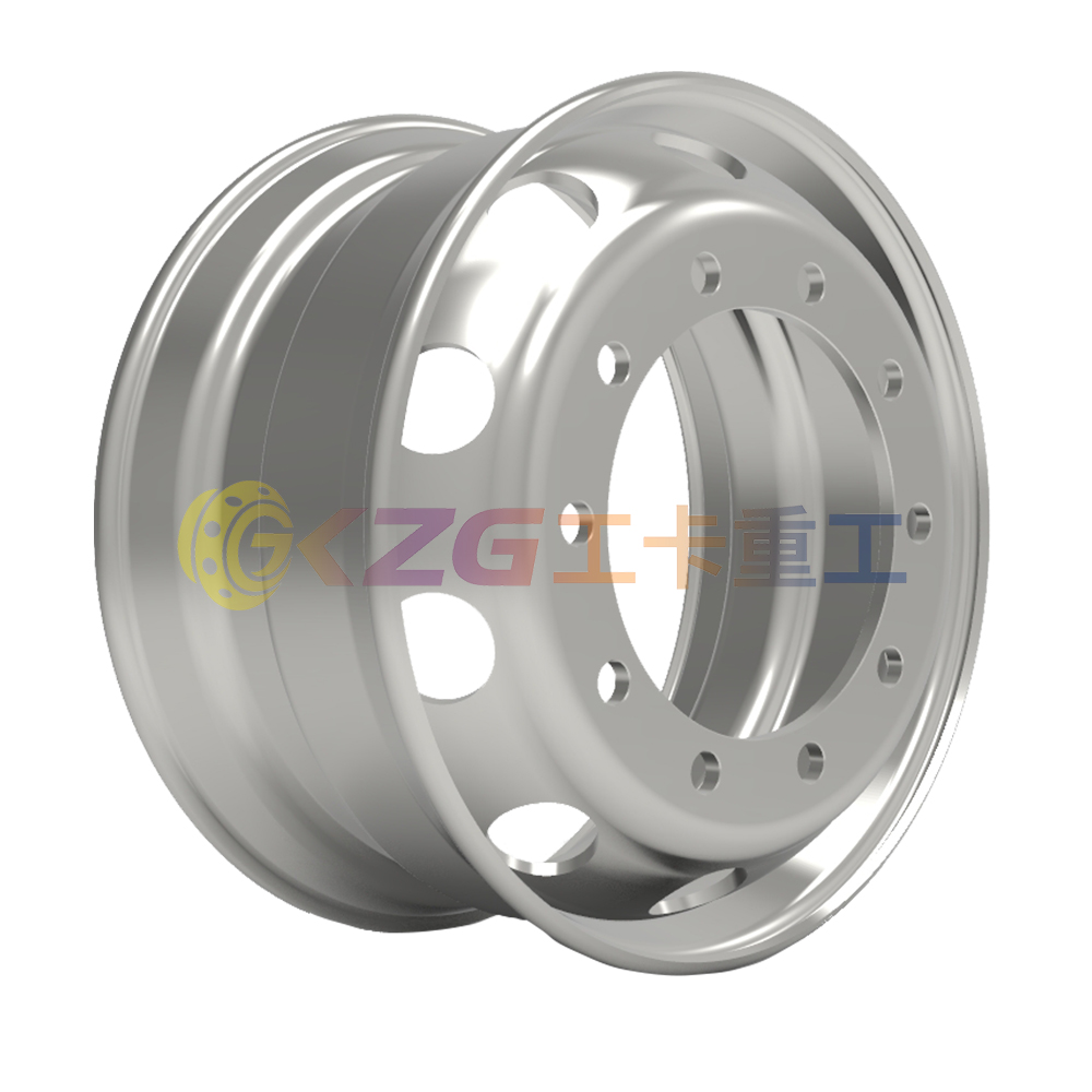 22.5×9.75 Truck Tubeless Steel Wheels 22.5×9.75 for Tires 13R22.5