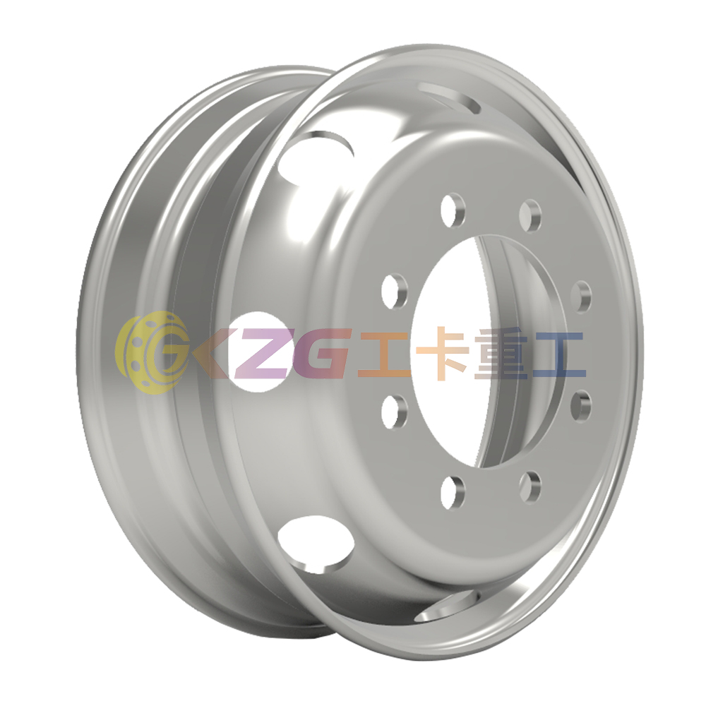 6.75×22.5 Truck Tubeless Steel Wheels 6.75×22.5 for Tires 9R22.5
