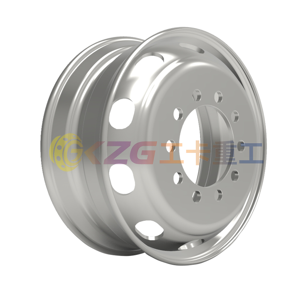 6.75×19.5 Truck Tubeless Steel Wheels 6.75×19.5 for Tires 9R19.5 225/70R19.5