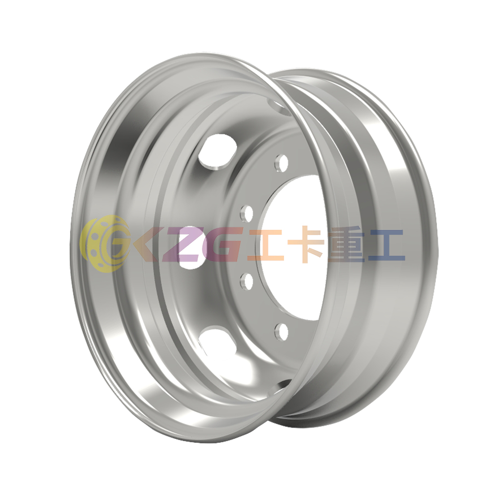 6.75×19.5 Truck Tubeless Steel Wheels 6.75×19.5 for Tires 9R19.5 225/70R19.5